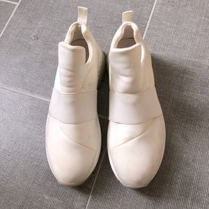 J Slides white sneaker